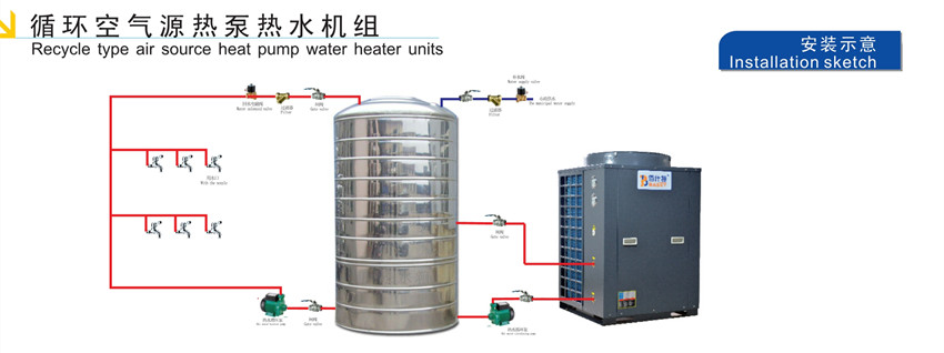 循环式热泵热水机